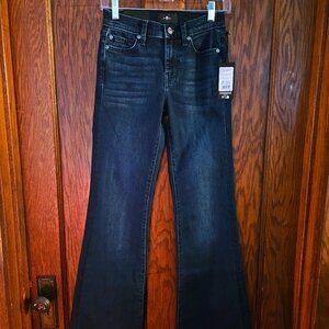 Dojo Flare Jeans 7 For All Mankind Sz 25 -2